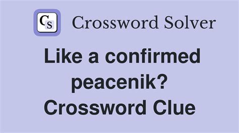 confirmed crossword clue